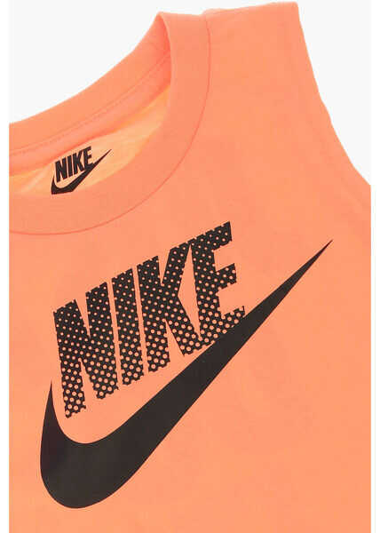 Tricouri Nike Sleeveless T-Shirt And Shorts Set Orange Baieti (BM 8421888) 3