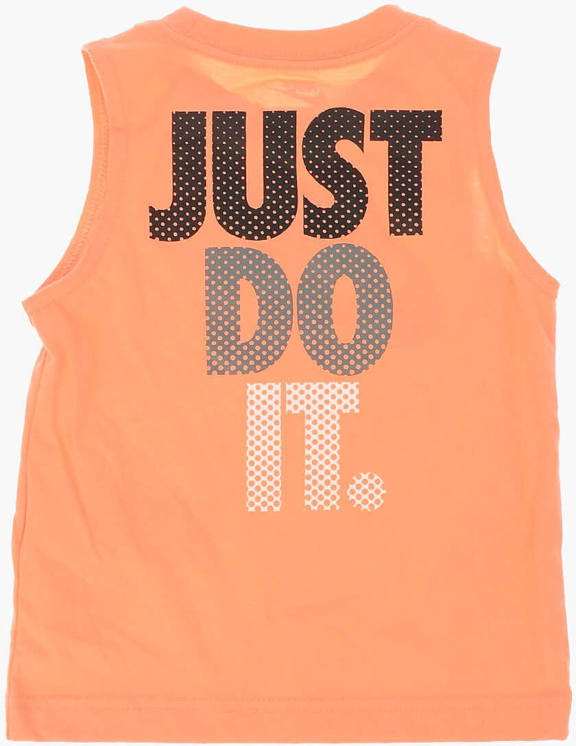 Tricouri Nike Sleeveless T-Shirt And Shorts Set Orange Baieti (BM 8421888) 4
