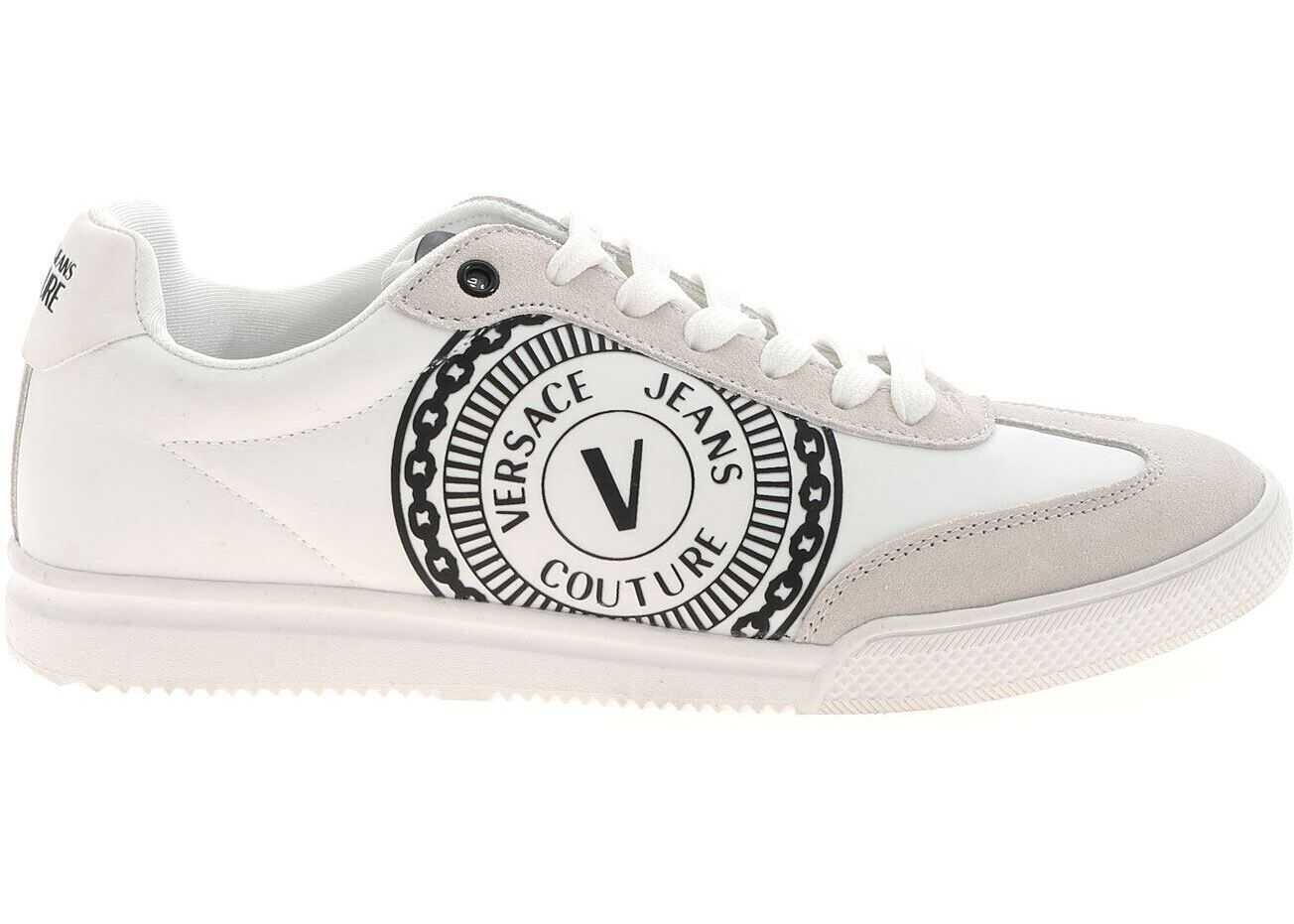 Versace Jeans Couture V-Emplem Logo Sneakers In White* White