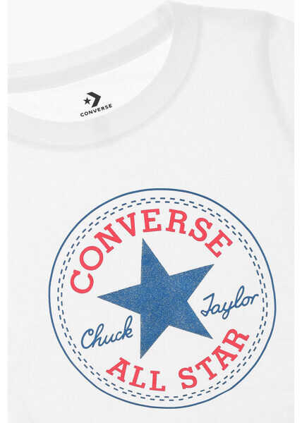 Tricouri Converse Printed T-Shirt White Baieti (BM 8422137) 2