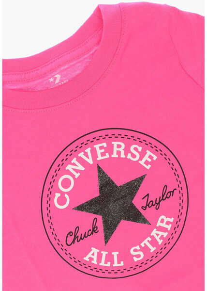 Tricouri Converse Printed T-Shirt Pink Baieti (BM 8422140) 2