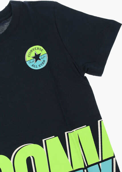 Tricouri Converse Printed T-Shirt Blue Baieti (BM 8422191) 2