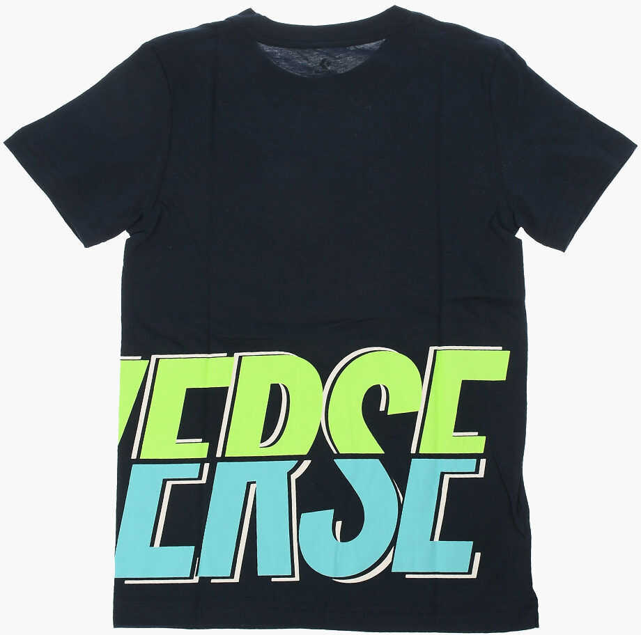 Tricouri Converse Printed T-Shirt Blue Baieti (BM 8422191) 3