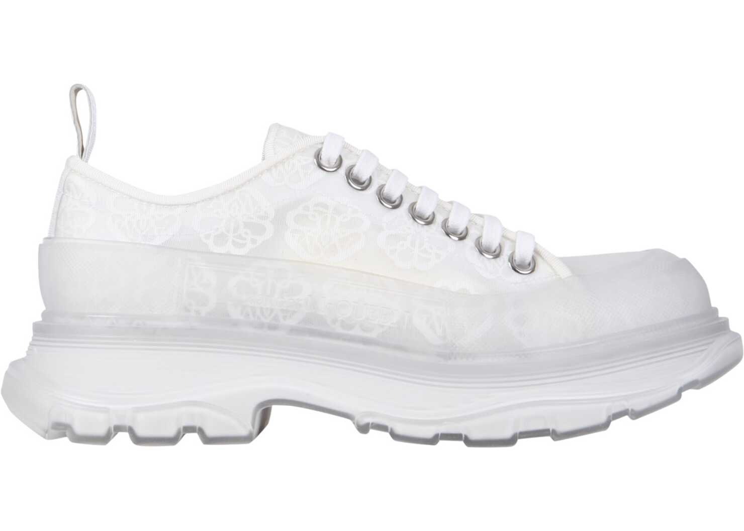 Alexander McQueen Tread Slick Sneakers WHITE