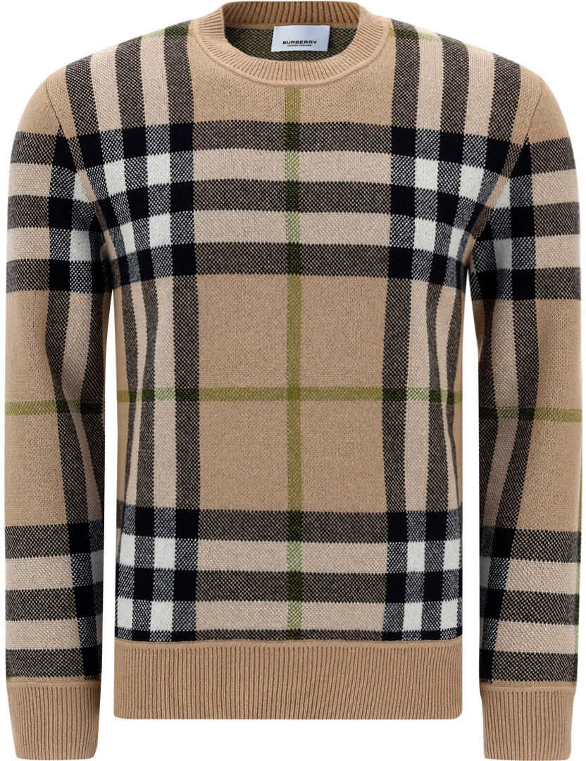 Burberry Nixon Sweater 8041286 SOFT FAWN CHECK