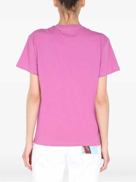 Tricouri Raf Simons Crew Neck T-Shirt PINK Femei (BM 8430564) 3