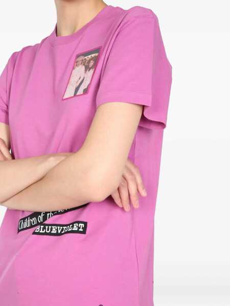 Tricouri Raf Simons Crew Neck T-Shirt PINK Femei (BM 8430564) 4