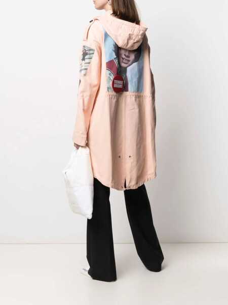 Geci Parka Raf Simons Parka With Logo Patch PINK Femei (BM 8430567) 2