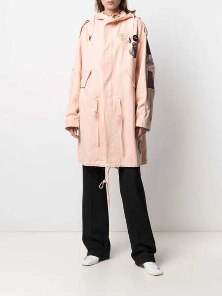 Geci Parka Raf Simons Parka With Logo Patch PINK Femei (BM 8430567) 3