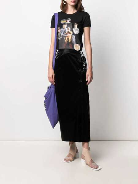 Tricouri Raf Simons Crew Neck T-Shirt BLACK Femei (BM 8430573) 2