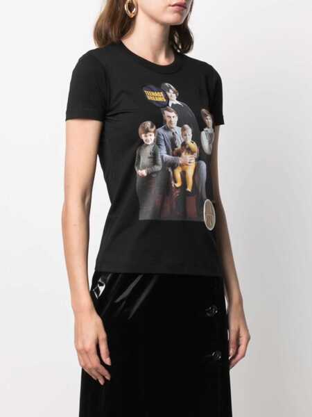 Tricouri Raf Simons Crew Neck T-Shirt BLACK Femei (BM 8430573) 3