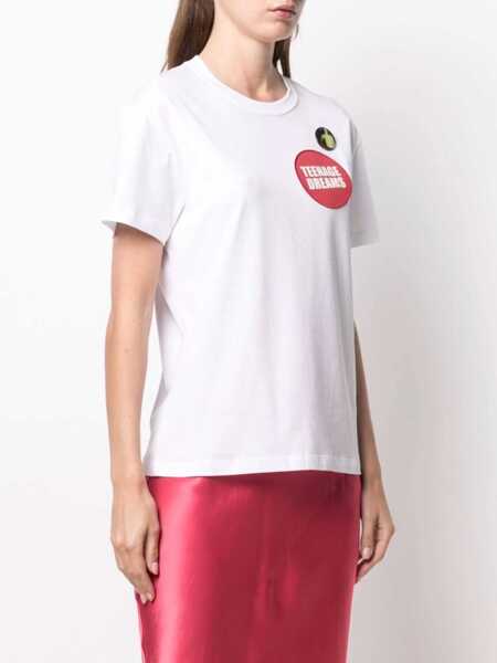 Tricouri Raf Simons Crew Neck T-Shirt WHITE Femei (BM 8430585) 3