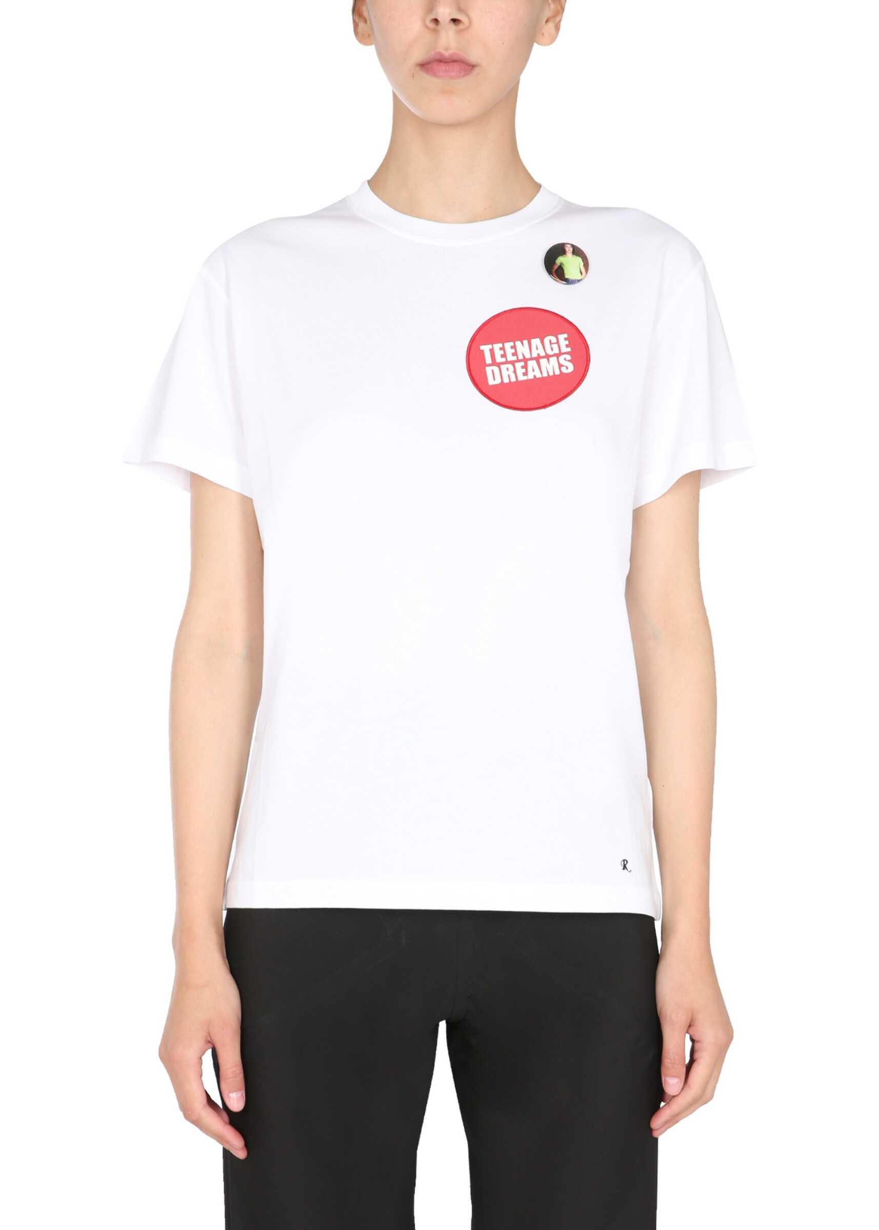 Raf Simons Crew Neck T-Shirt WHITE