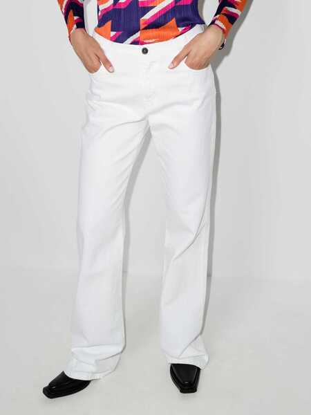 Blugi skinny Raf Simons Flared Jeans WHITE Femei (BM 8430588) 2