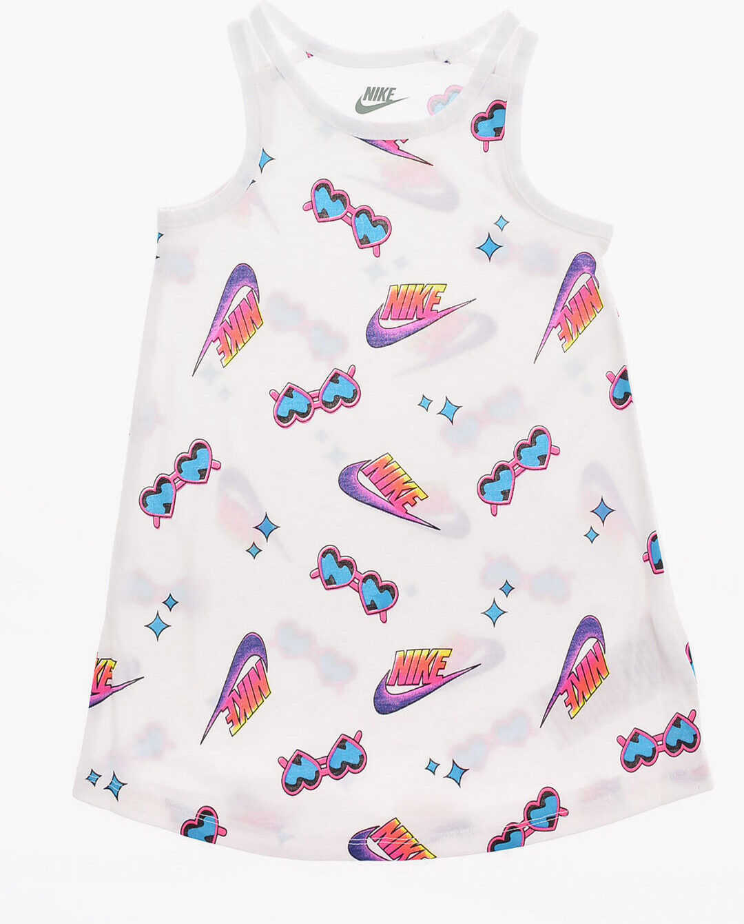 Nike Kids All Over Logo-Print Tank Dress* WHITE