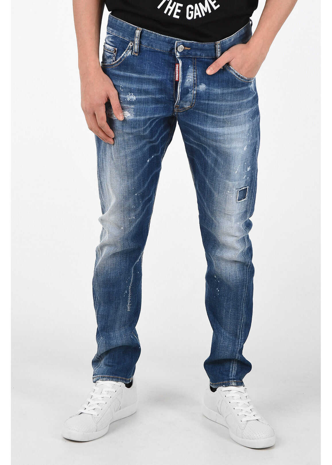 DSQUARED2 16cm Denim Stretch SEXY TWIST Jeans* BLUE