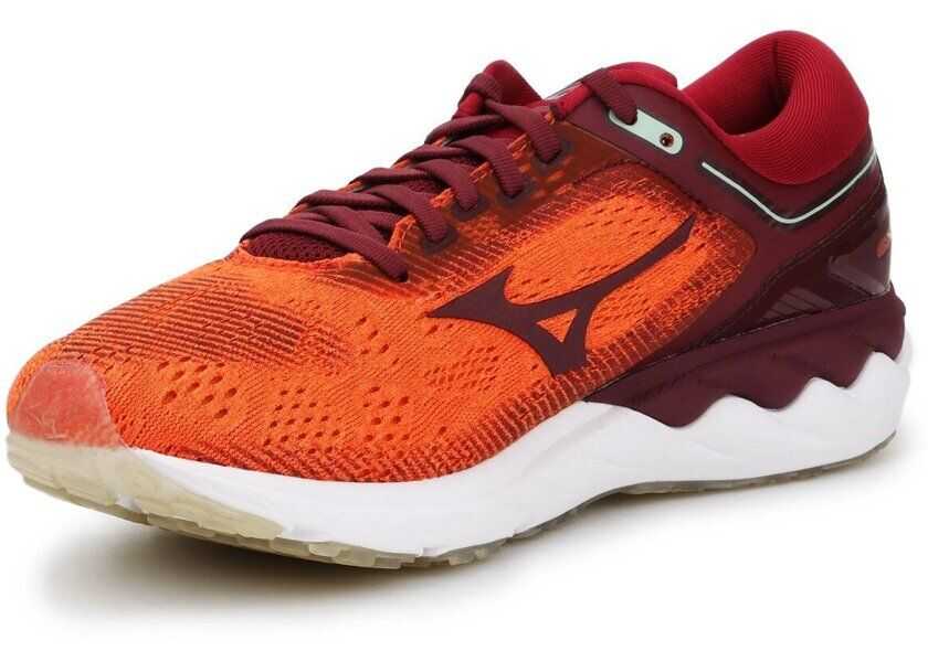 Pantofi alergare Mizuno Wave Skyrise Orange/Burgundy Barbati (BM 8432376) 3