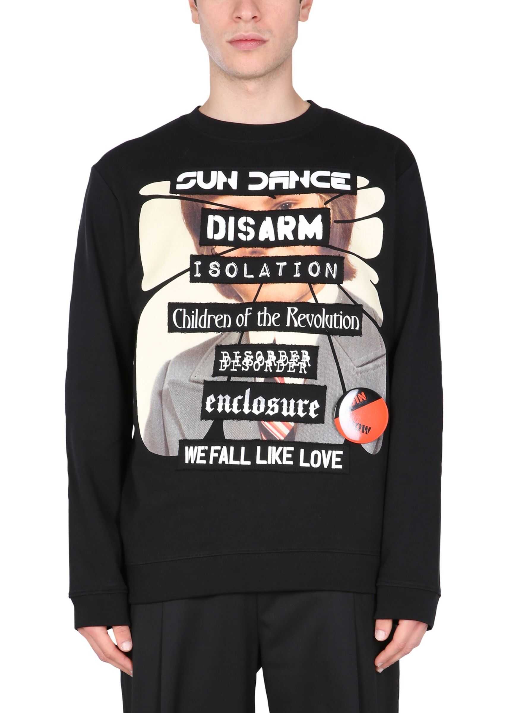 Raf Simons Crew Neck Sweatshirt 211-M165B_190030099 BLACK