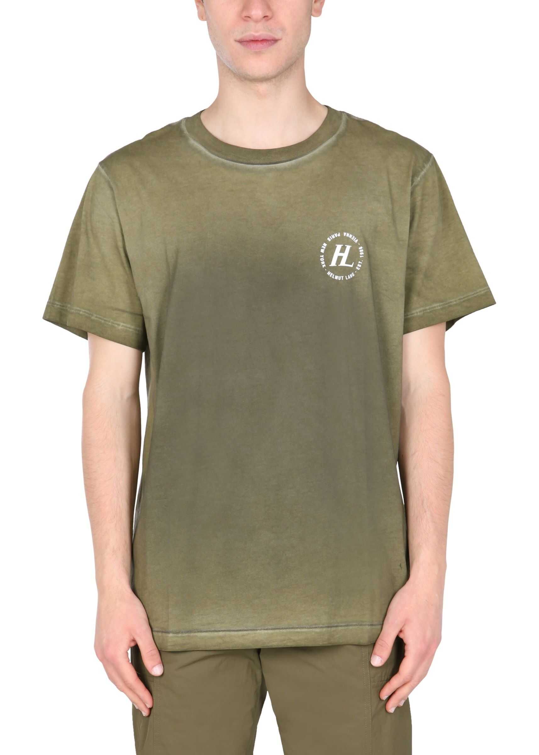 HELMUT LANG Crew Neck T-Shirt L01DM507_02S GREEN