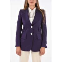 Sacouri elegante Center Vent 2-Button Blazer Femei
