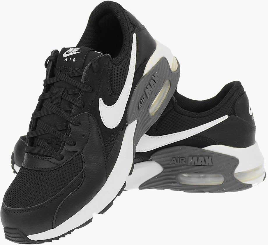 Nike Fabric And Leather Air Max Excee In Pelle E Tessuto Black