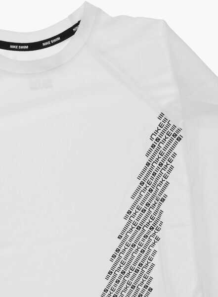 Tricouri Nike Logo Printed T-Shirt White Baieti (BM 8443455) 2