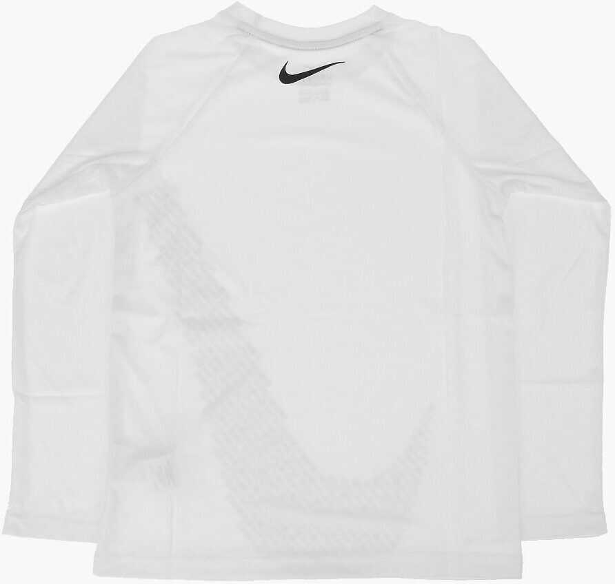 Tricouri Nike Logo Printed T-Shirt White Baieti (BM 8443455) 4