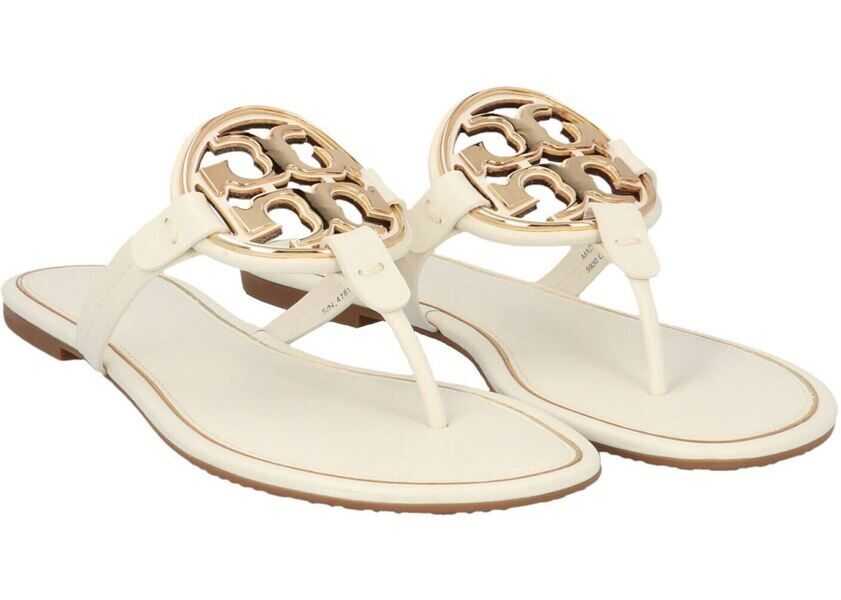 Sandale Tory Burch Miller Sandals In White White Femei (BM 8446181) 2