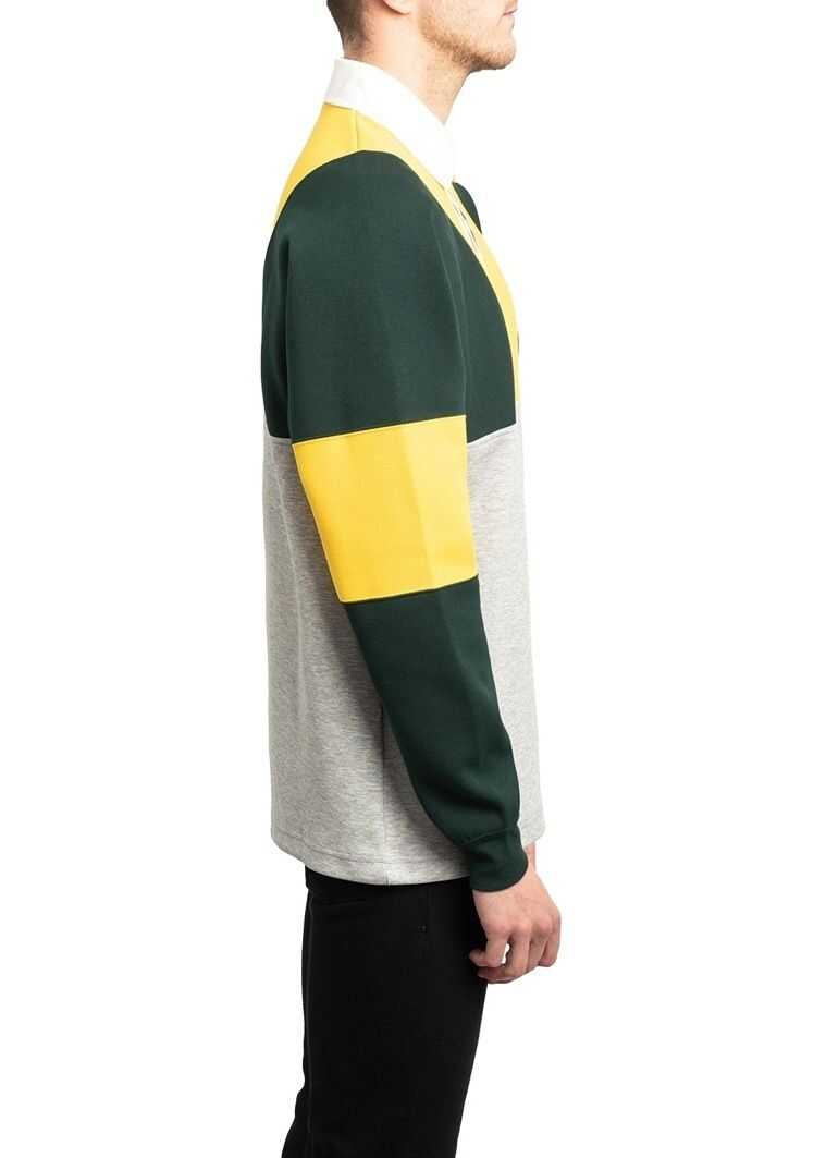 Bluze adidas Rugby LS Shirt FM2213 Yellow/Grey/Green Barbati (BM 8446245) 3