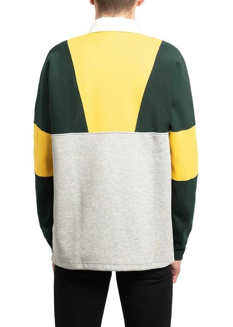 Bluze adidas Rugby LS Shirt FM2213 Yellow/Grey/Green Barbati (BM 8446245) 4