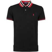 Tricouri Polo Cotton Piquet Polo In Black* Barbati