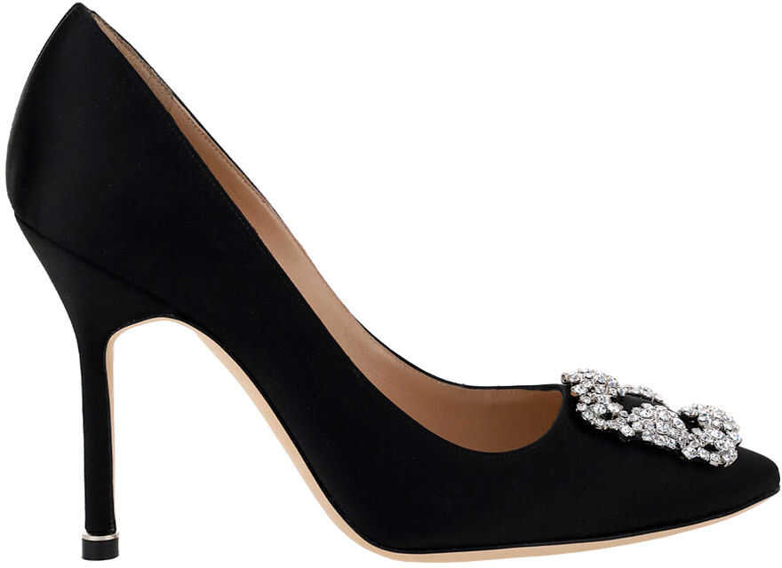 Manolo Blahnik Hangisi Pumps 9XX0318 BLCK