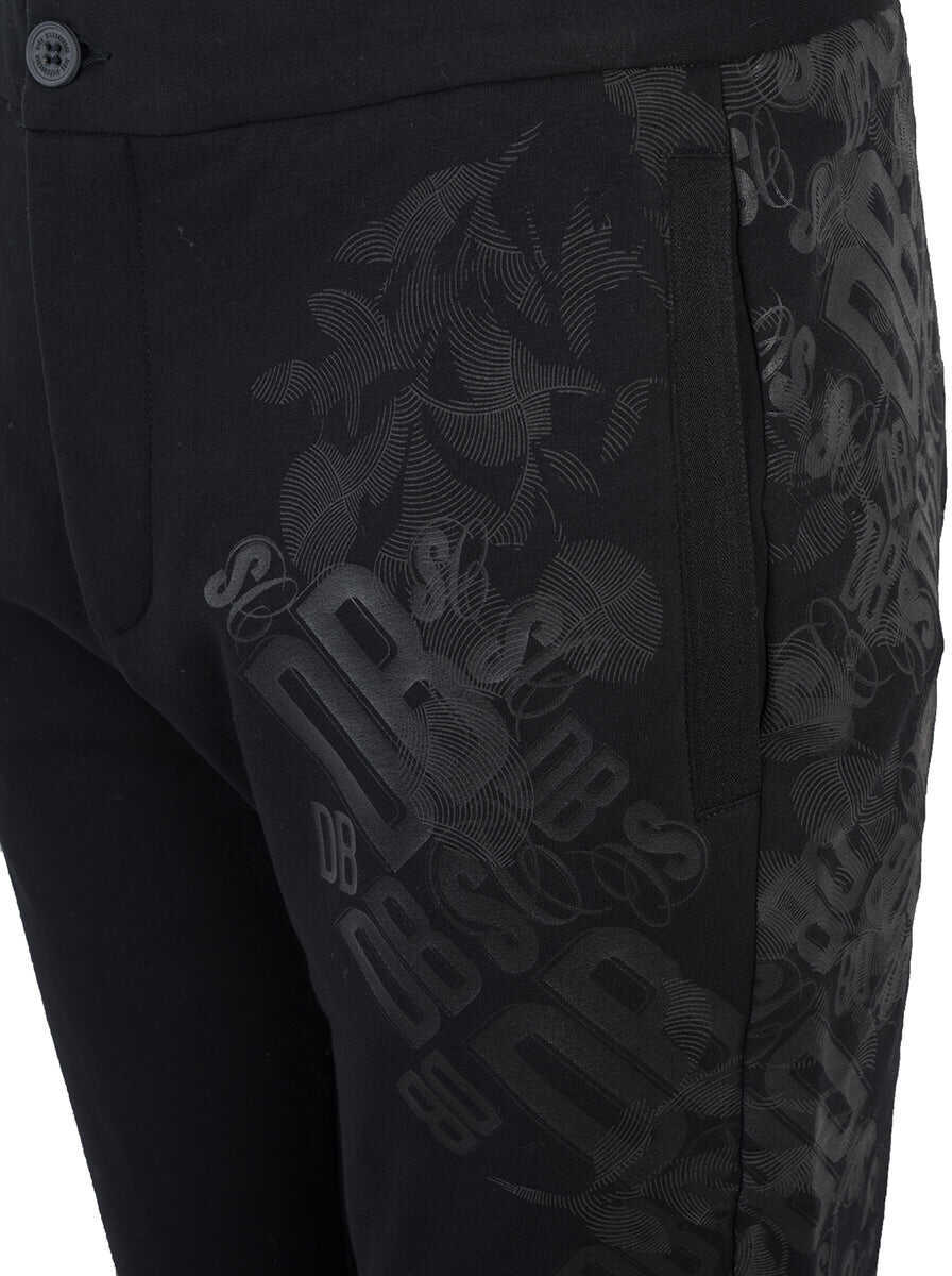 Pantaloni casual Bikkembergs A113SGMEB071 Czarny Barbati (BM 8454189) 5