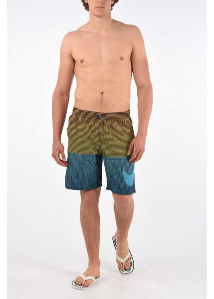 Bermude Nike Striped Boxer Swimsuit Multicolor Barbati (BM 8454435) 4