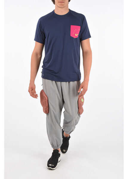 Tricouri Nike T-Shirt With Breast Pocket Blue Barbati (BM 8454462) 4