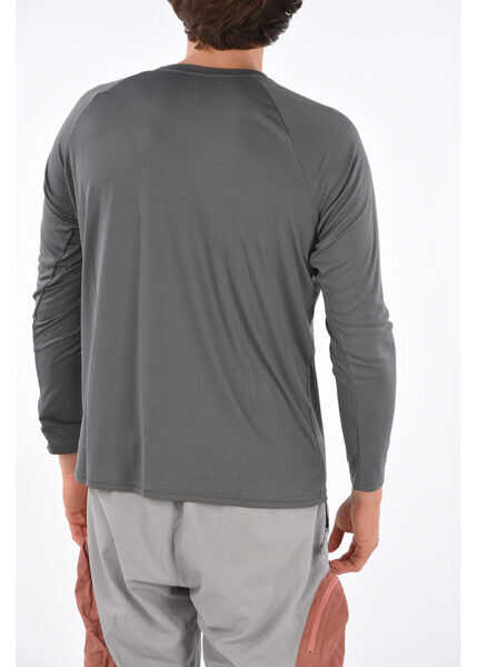 Topuri sport Nike Logo Printed T-Shirt Gray Barbati (BM 8454465) 2
