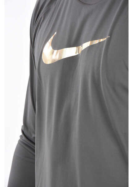 Topuri sport Nike Logo Printed T-Shirt Gray Barbati (BM 8454465) 3