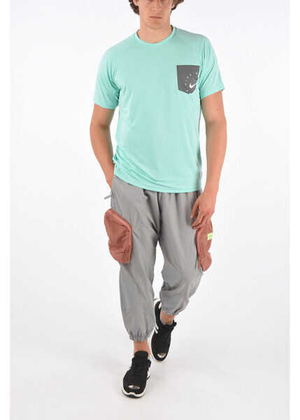 Tricouri Nike T-Shirt With Breast Pocket Light Blue Barbati (BM 8454471) 4