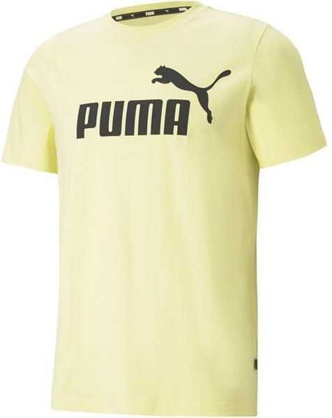 PUMA Ess Logo Tee Yellow