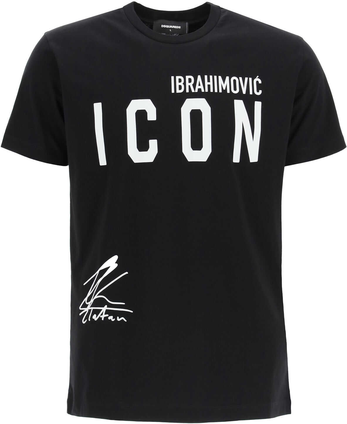 DSQUARED2 Ibrahimovic Icon T-Shirt S79GC0024 S23009 BLACK