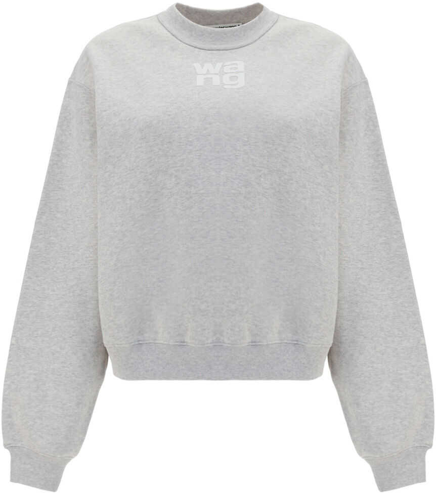 Alexander Wang Foundation Sweatshirt 4CC3211285 LIGHT HEATHER GREY