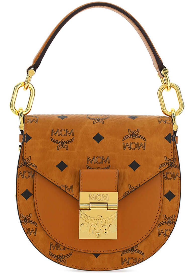 MCM Patricia Mini Shoulder Bag MWSAAPA02 COGNAC