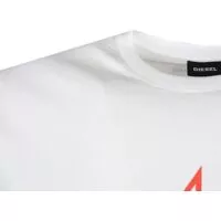 Tricouri Diesel pentru Barbati - Tricouri Diesel Diego Braves 00SK8E White Barbati (BM 8460966) - B-mall.ro
