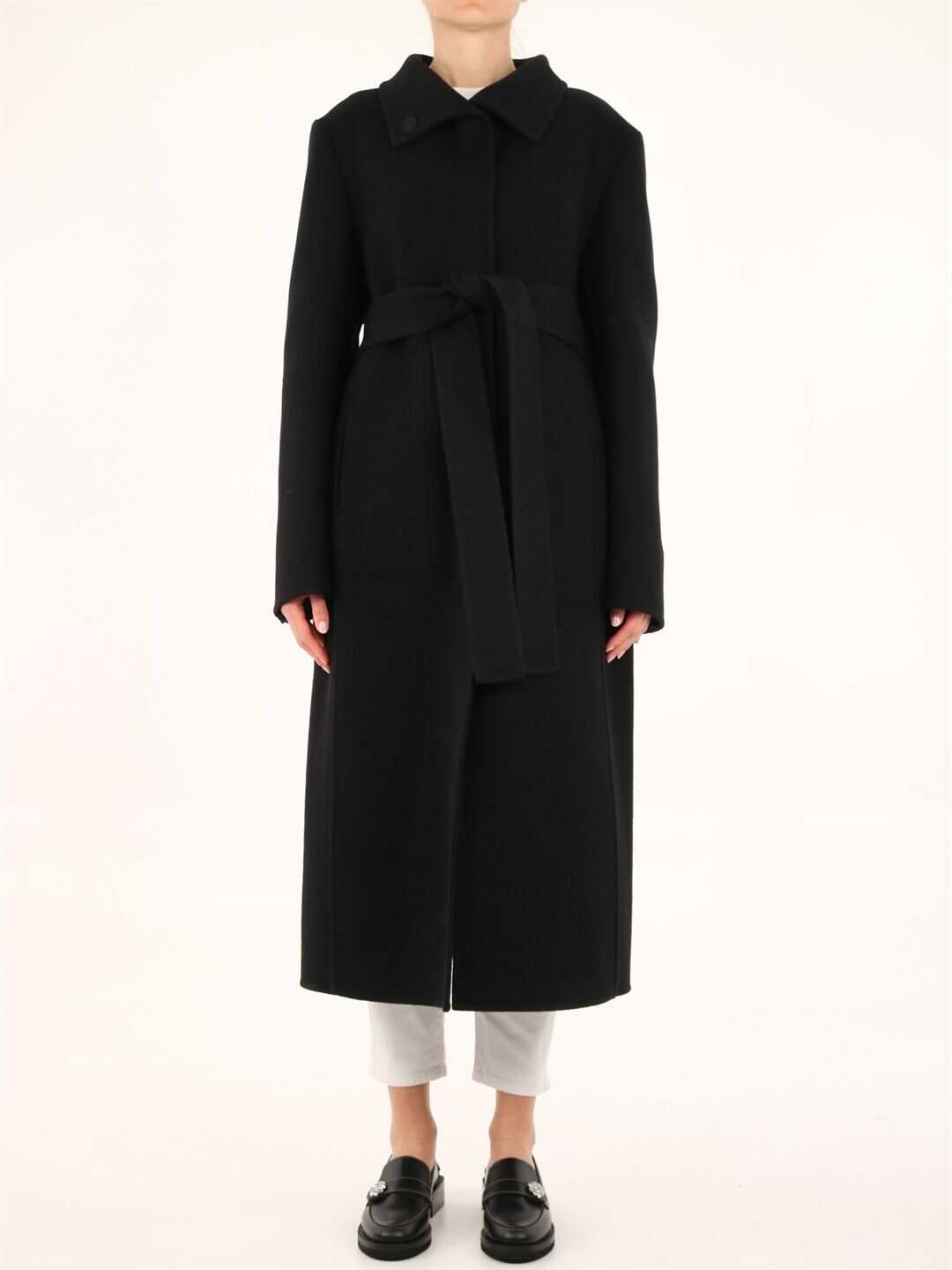 Jil Sander Coat JSPT121084 WT200603 Black