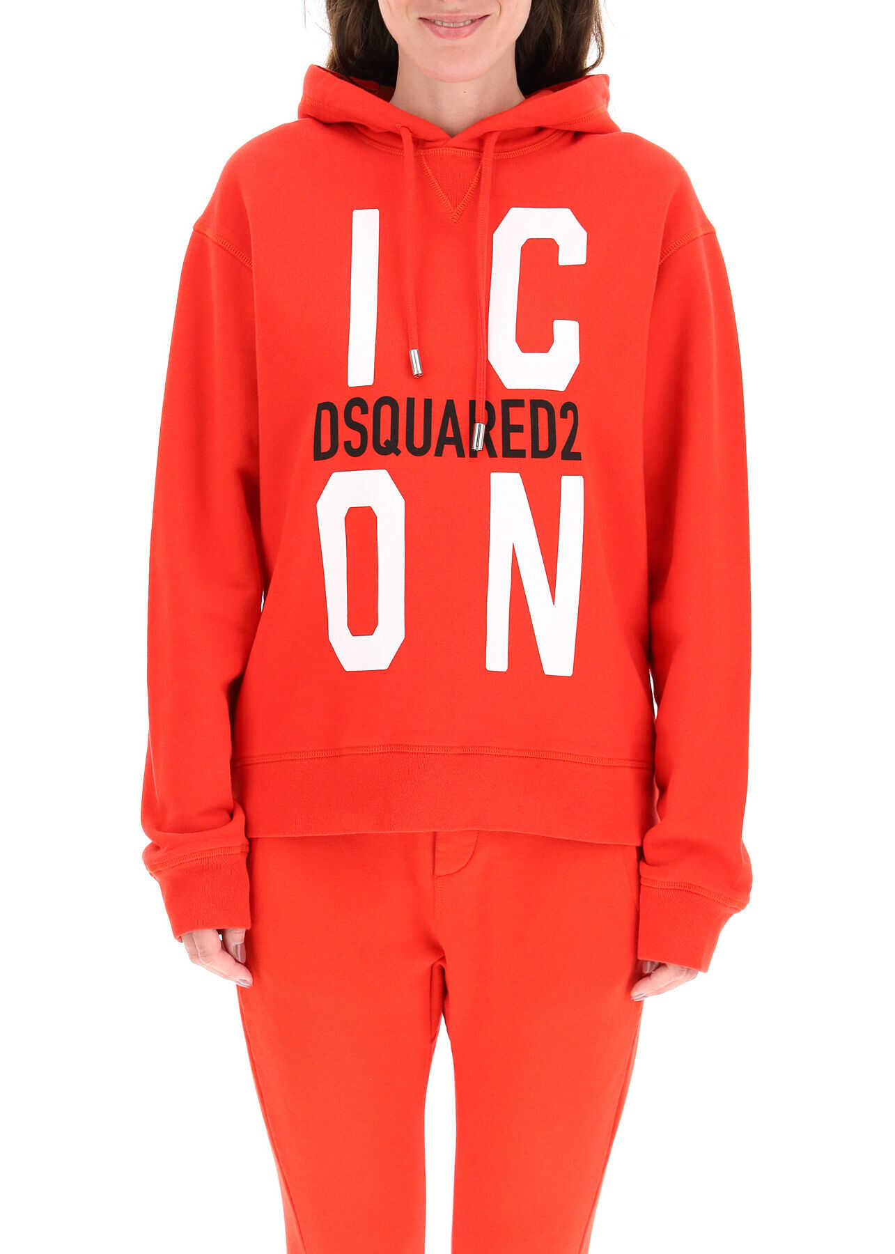 DSQUARED2 Logo Sweatshirt With Hood S80GU0038 S25042 RED