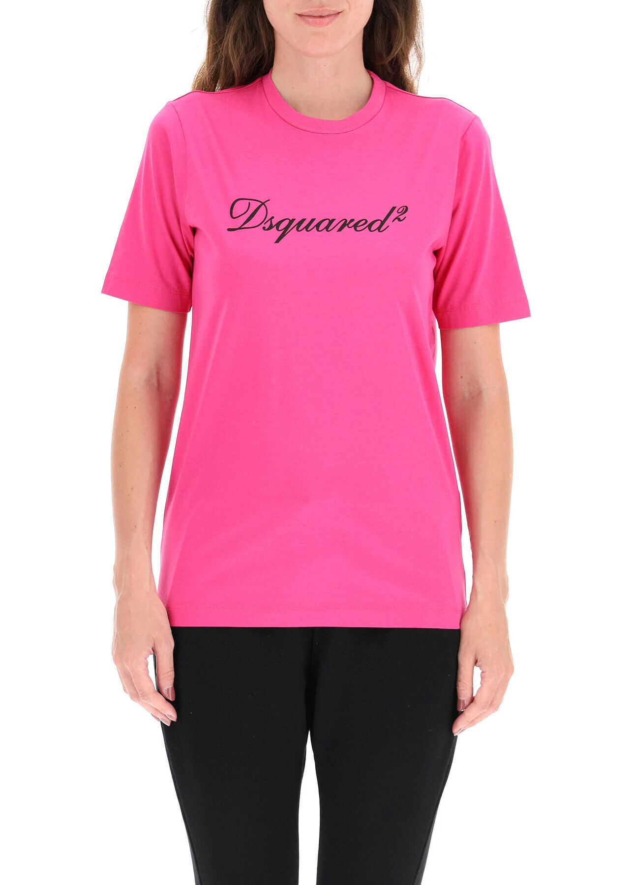 DSQUARED2 Logo T-Shirt S72GD0311 S23009 CABARET PINK