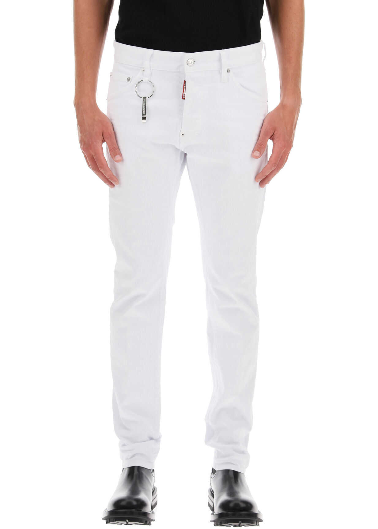 DSQUARED2 Cool Guy Jeans With Charm S71LB0915 S39781 WHITE