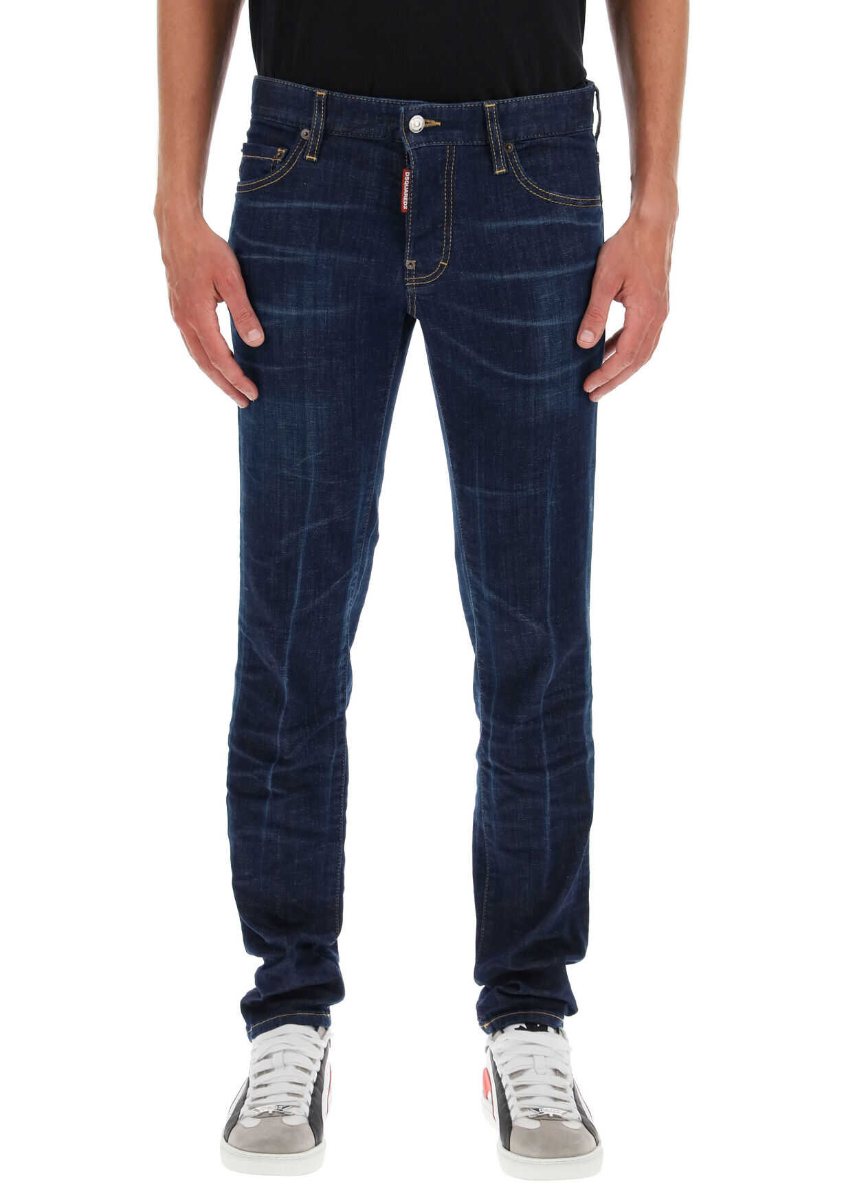 DSQUARED2 Dark Wash Slim Jeans S71LB0874 S30342 BLUE
