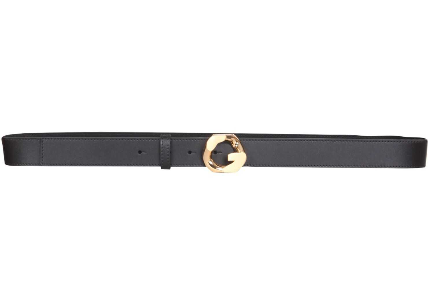 Givenchy Belt With G Chain Buckle BB406QB13W_001 BLACK
