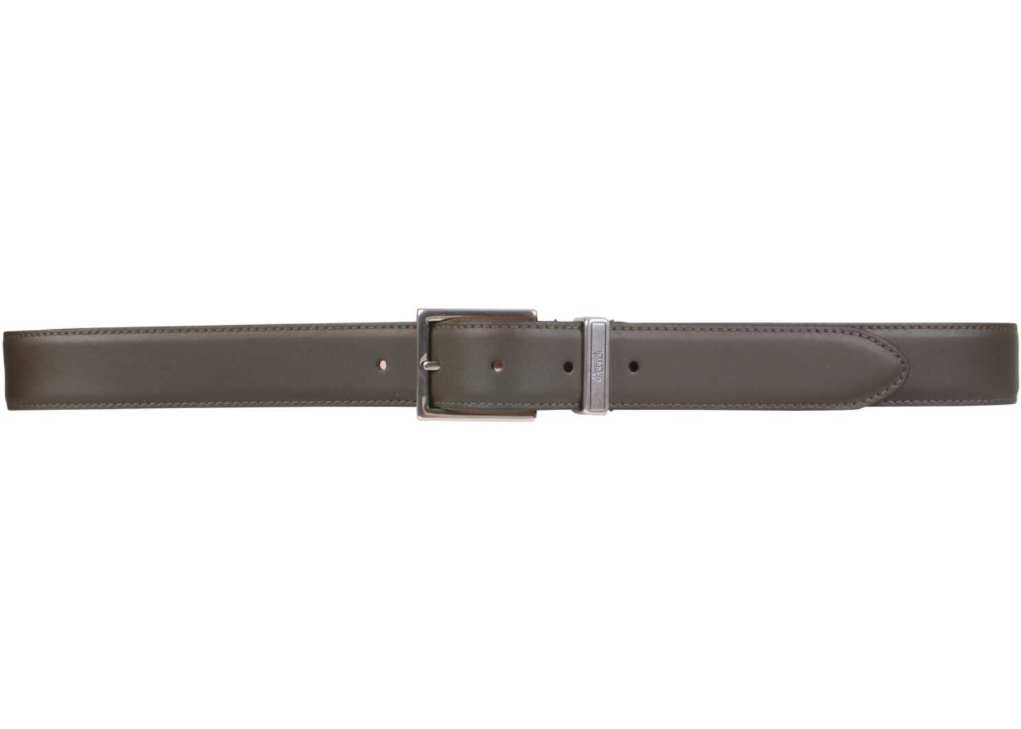 Alexander McQueen Identity Belt BROWN